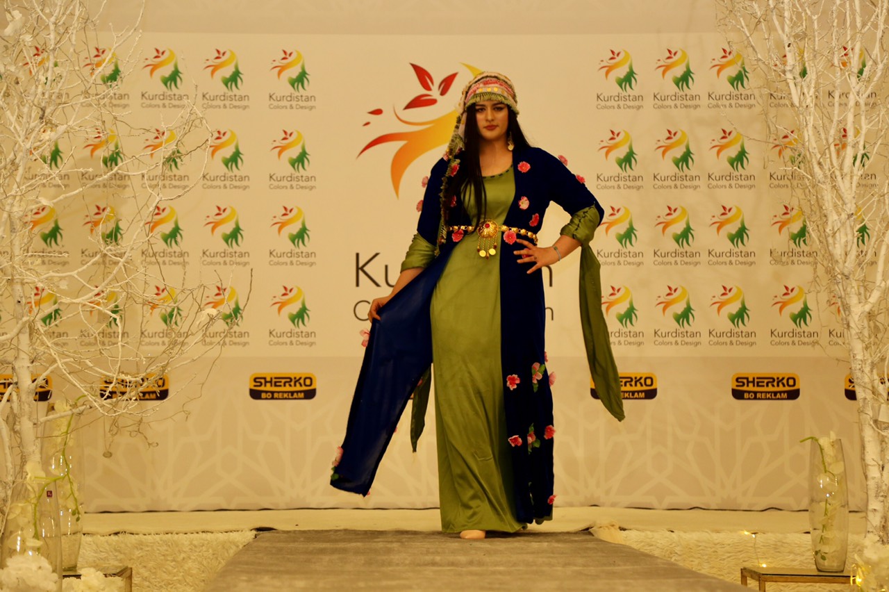 A Kurdish fashion design contest in the Kurdistan Region's Sulaimani, Feb. 1, 2019. (Photo: Kurdistan 24/Ibrahim Fatah)